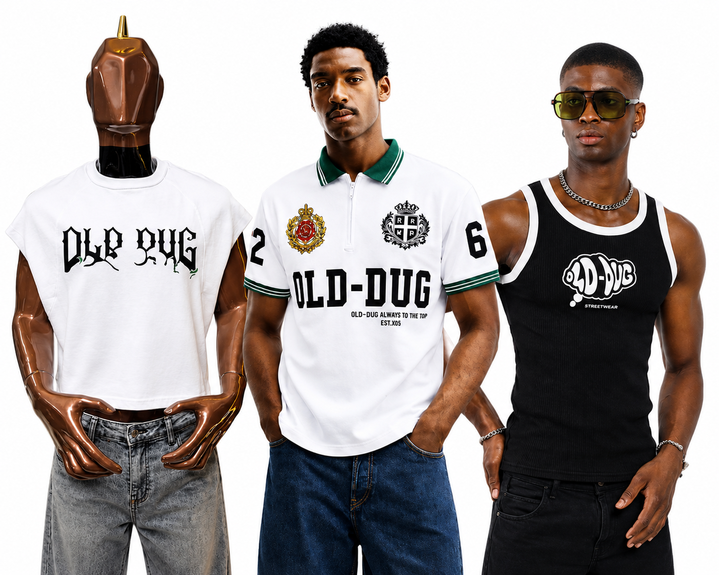 Old Dug fashion campaign